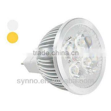 mr16 4w AC85-265v cob led spot light silver shell