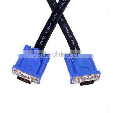 high quality vga cable flat VGA cable 3+6 for Computer & Game Console 3m