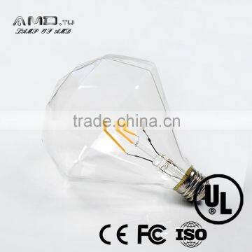 Diamond Decorative Led Filament 3W E27 Dimmable Vintage Led Bulb photo-5