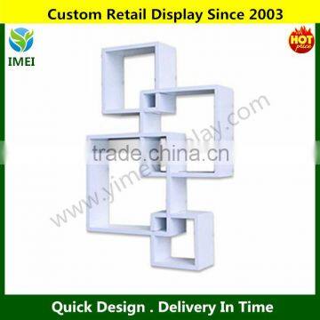 Intersecting Squares Floating Shelf Wall Mounted Home Decor Furniture YM074