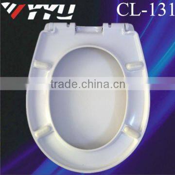 CL-131 Toilet Seats; Thermoset White Sanitary Toilet Seat With Soft Close Hinge photo-3