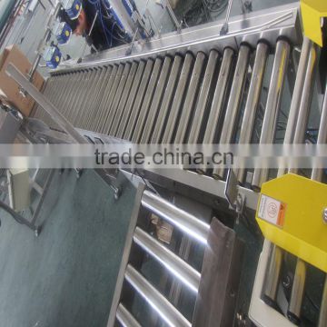 Case and cartons roller gravity conveyor