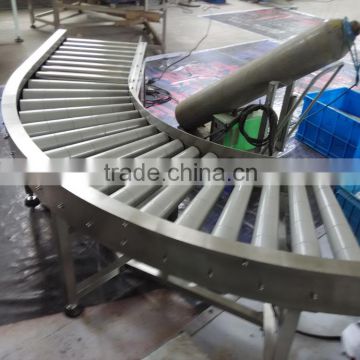 stainless steel roller conveyors for carton conveying