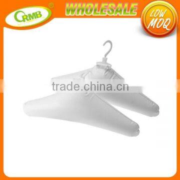 New White Black PVC Triangular Rack for Outdoor Travel Hotel Office Use Plastic Inflatable Portable Clothes Hangers