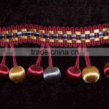 Tassel Fringe with Beautiful Trim ,Tassel (TF-009)