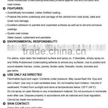 WILITA Anti Scratch & Rubberized Under Coating Car Care Product photo-2