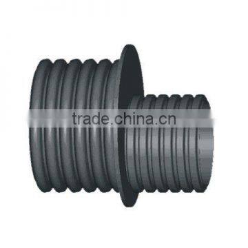 HDPE Double Wall Corrugated Pipe Fittings: Eccentric Reducer Coupling