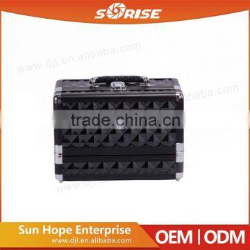 Fashion High Quality Makeup Aluminum Makeup Box With Drawer