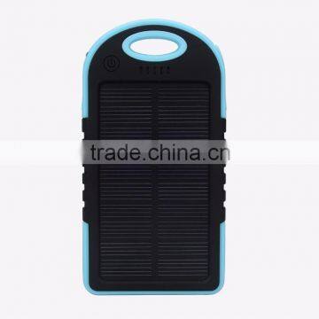 Promotional gift 4000mAh solar power bank for all mobile phones