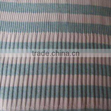 100% viscose jacquard rib knitting textile fabric