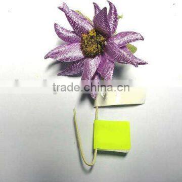 Colourful artificial fabric flower for home decoration