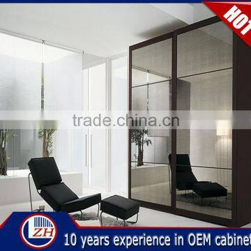 High quality cheap sliding door walk in wardrobe