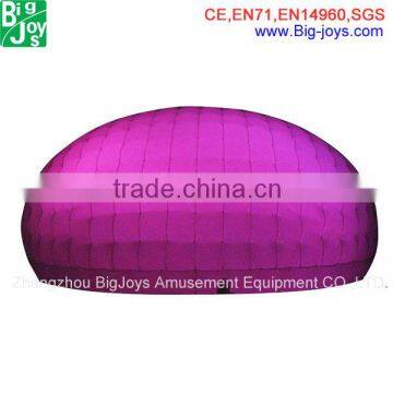 Latest professional colorful inflatable cabin tent with led light for sale