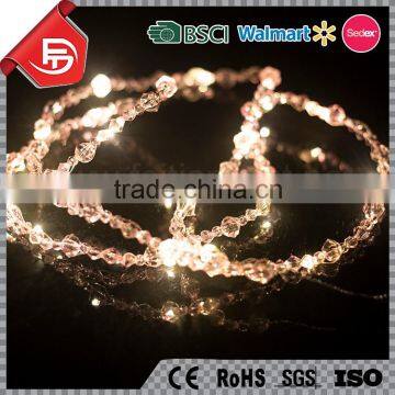 TZFEITIAN Zhejiang supplier crystal beads necklace festival lights