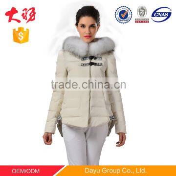 2016 Women Fashion Check Quilted short Down Jacket winter jacket and coat