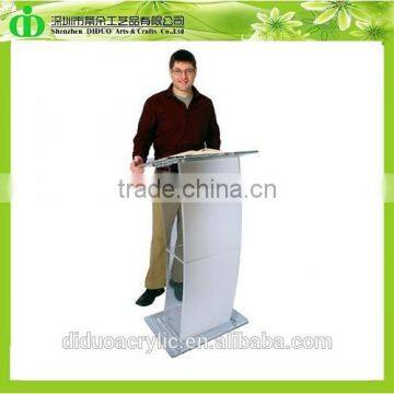 DDL-0063 Trade Assurance Frosted Acrylic Lectern Podium