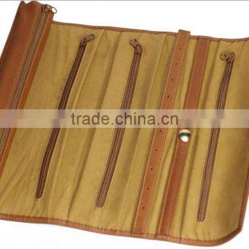 Travel Leather Leather Jewelry Roll photo-2