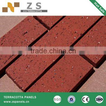 Terracotta tile panel clay brick Curtain Wall Bricks brick Heat Resistant Public Place Wall Tiles Brick