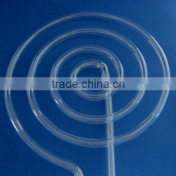 Circle Clear Quartz Tube Healing