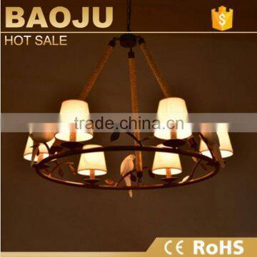 China Supplier Pendant Wood Chandelier 8 Light