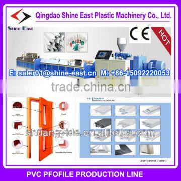 High Output! Wpc PVC Plastic Window Profile Machine / Plastic Profile Extrusion Machine photo-4