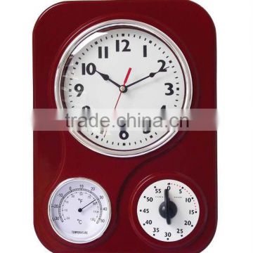 Clock with timer