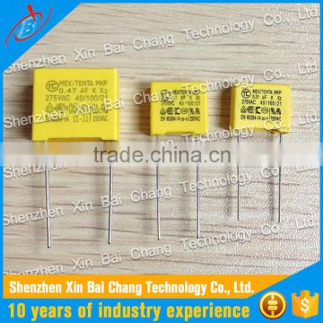 Safety Polypropylene 0.1uf 275V AC Film Capacitors