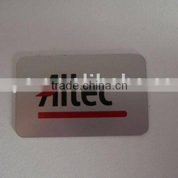 Metal sticker/adhesive sticker/sticker label