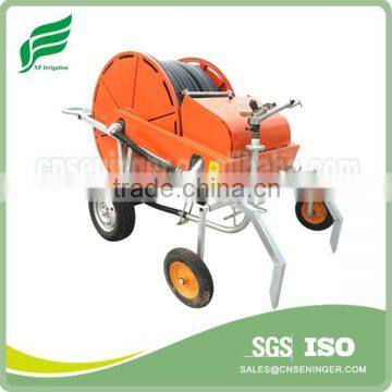 Hose Reel Irrigation machinery with Rain Gun Sprinkler