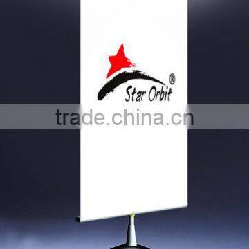Aluminum-alloy round base advertising banner stand