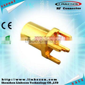 RF coaxial SMB PCB mount female connector