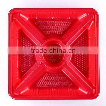 Food Grade Takeaway Plastic Printing Sushi Rice Box, Square Sushi Tray, Sushi Platter photo-4