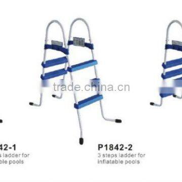 Poolstar P1842-1 P1842-2 P1842-3 stainless steel swimming pool ladder for inflatable pools