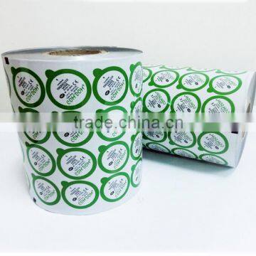 High Quality Printing and Laminated Yogurt Lids Foil Seals,aluminum Foil Laminated Roll for Sealing photo-3