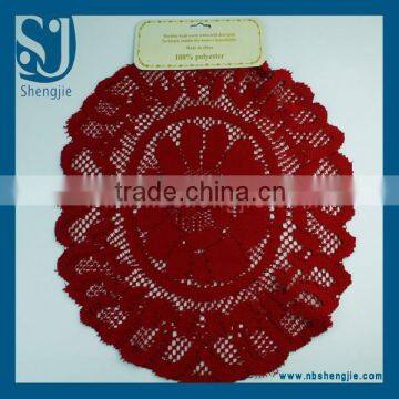 Trade Assurance Wholesale White Lace Placemat Felt Table Mat/felt Coaster