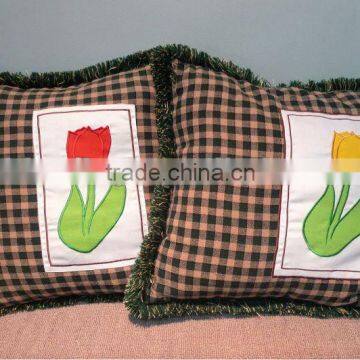 fashionable embroidery cushion