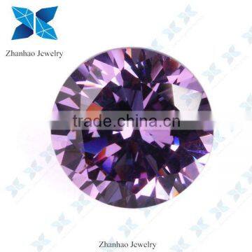 cubic zirconia loose decorative amethyst