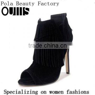 Elegant Summer Ankle Boots Sexy Ladies Sandals Fish Head Boot PF4374