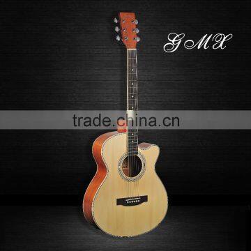 Handmade grand high end all Solid wood electric acoustic guitar