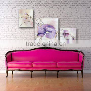 Handpainted Modern Flower Oil Painting for Bedroom Decoration 57077 photo-1