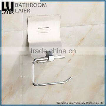 Simple Latest Styles & Innovations Covered Zinc Alloy Chrome Finishing Bathroom Sanitary Items Wall Mounted Toilet Paper Holder photo-4