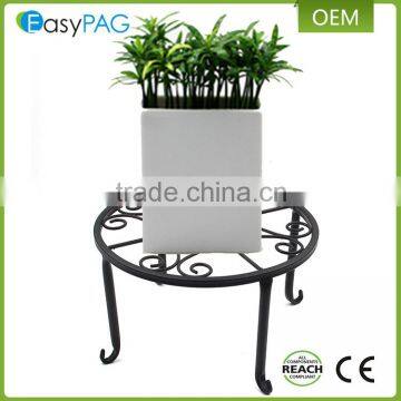 Latest design garden supplies 4 size iron metal wire wall flower pot holder