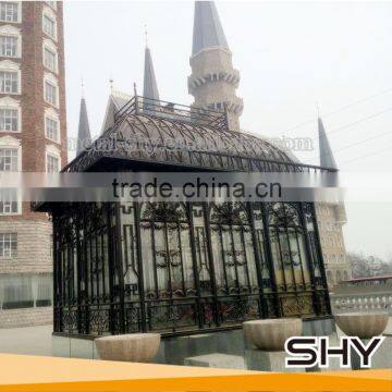 wrought iron metal gazebo for garden