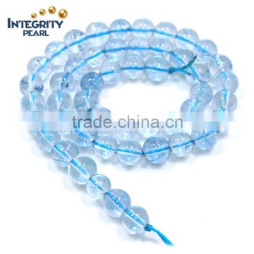 Wholesale natural Quartz strands size 6 8,10, 12 mm royal blue crystal beads