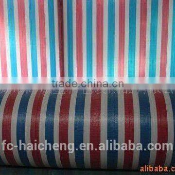 Colorful Stripe Tarp Polypropylene Fabric Roll,China factory price