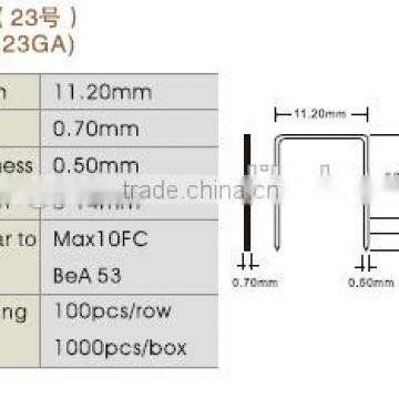 53 series (23GA) fine wire staples