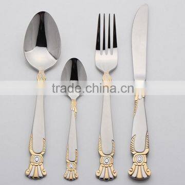 89pcs Stainless Steel Gold Plated Cutlery for Turkey Iran Market photo-4