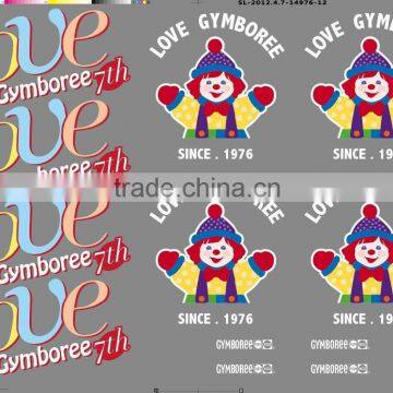 Good Washable Full Color Vinyl Heat Transfer Label for T-shirts