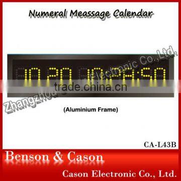 Aluminium Frame Clock, Digital Clock