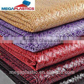 New Customized Woven Embossed Synthetic Leather for HandBag Leather Material Sale Online